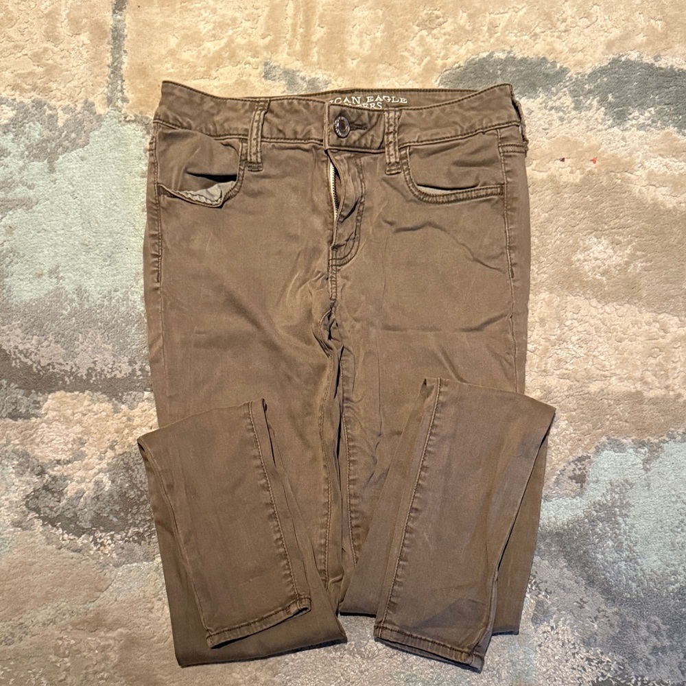 American Eagle Brown Jeggings